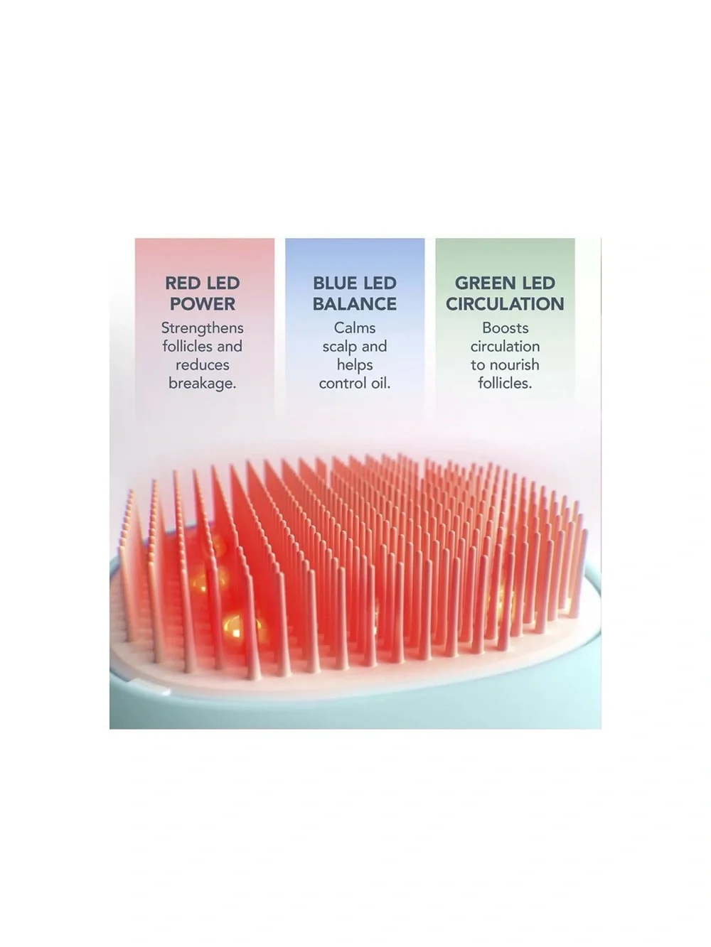 New FOREO FLIP Play Advanced RGB LED Light Hairbrush Blue